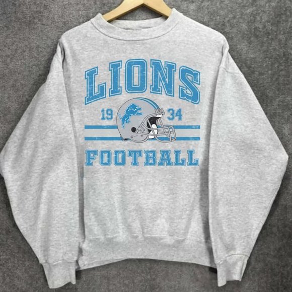 Other - Detroit Lions Sweatshirt, Detroit Football Shirt, Detroit 1934 Football Crewneck